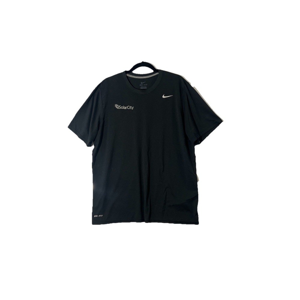 Nike Solar city Dri-Fit Shirt Short Sleeve Black sz XL